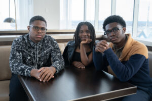 Kevin Leonard (left), Damaris Williams (center), Dillon Dwyer (right)