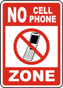 no cell phone