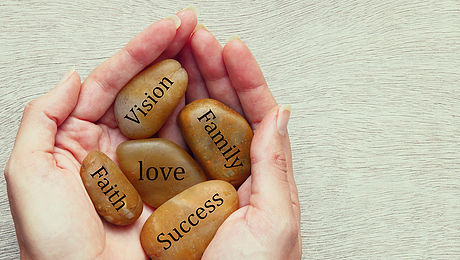 vision love family faith success