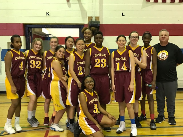 Girls JV Basketball team