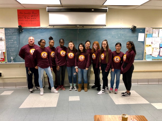 2019 Girls JV Baskeball Team