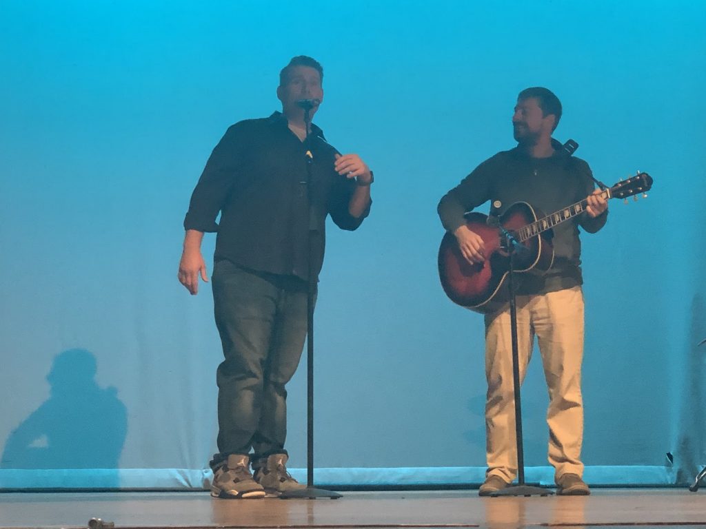 Mr. Wenger and Mr. Zak performing together