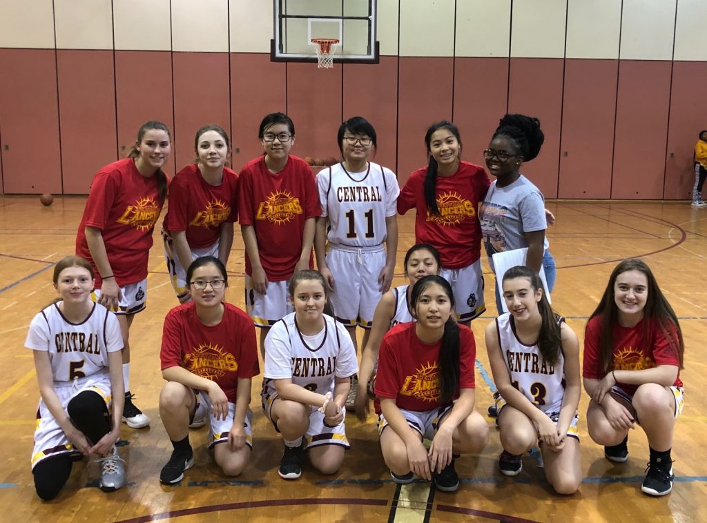 2020 JV Girls Basketball team