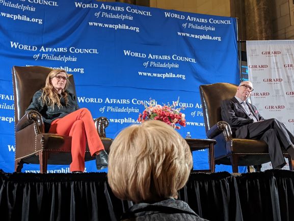 Picture from the reception with Samantha Power