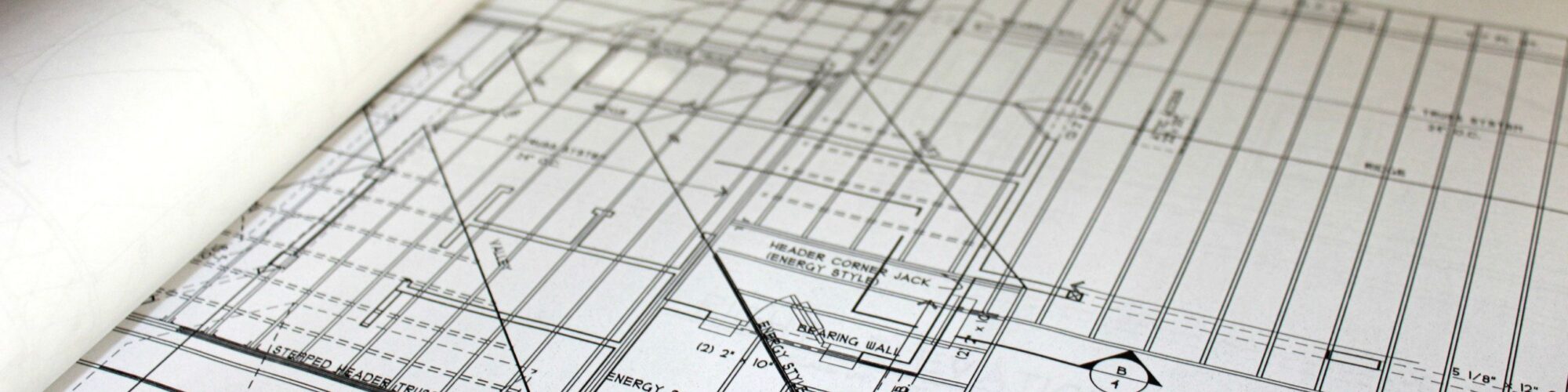 Blueprint of a house plan