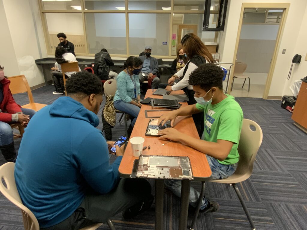 Students under CTE's Computer Systems Networking program at West Philadelphia High School have partnered with the District's IT Department...