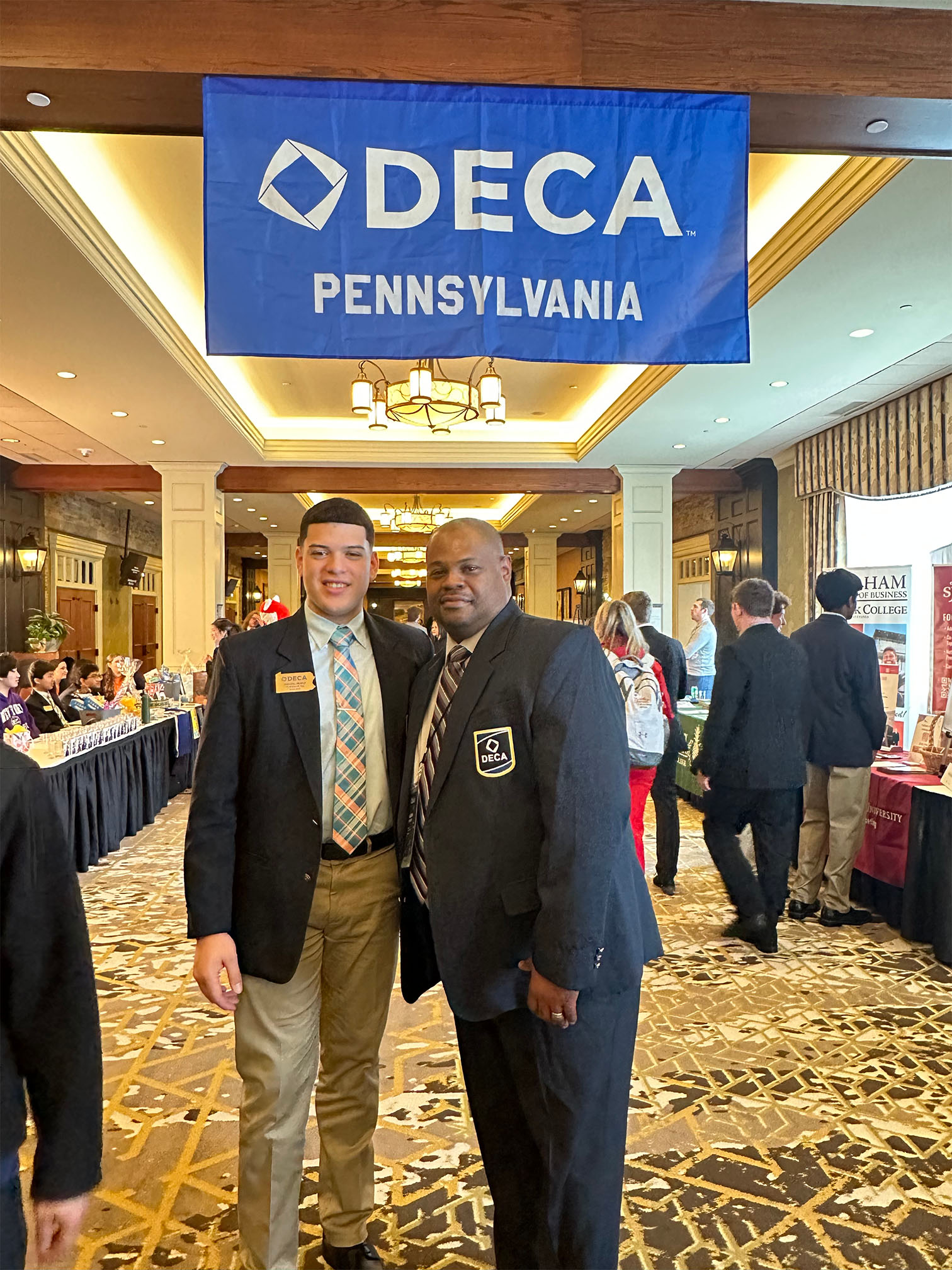 Both students and teachers were at DECA.