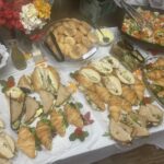 Sandwiches on a table, made by SPHS Culinary students.