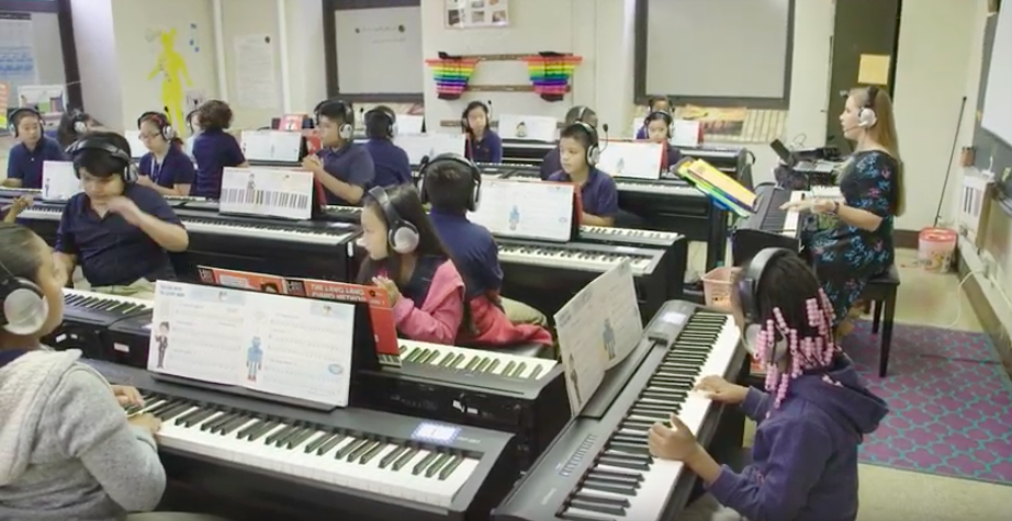 Piano Practice Routine in Music Class