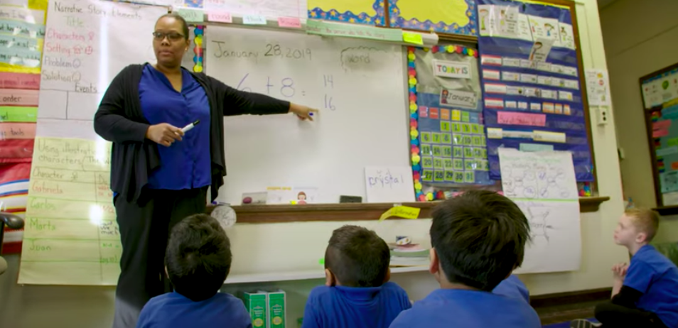 Whole Group Discussion in a Number Talk