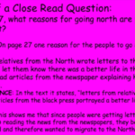 I Do-Direct Instruction - Close Read Response Question