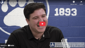 This video shows Chris Nevrincean, the SBTL at Comly Elementary School, reflecting on how their Professional Learning Community plans Skills Block rotations using the EL Education curriculum.