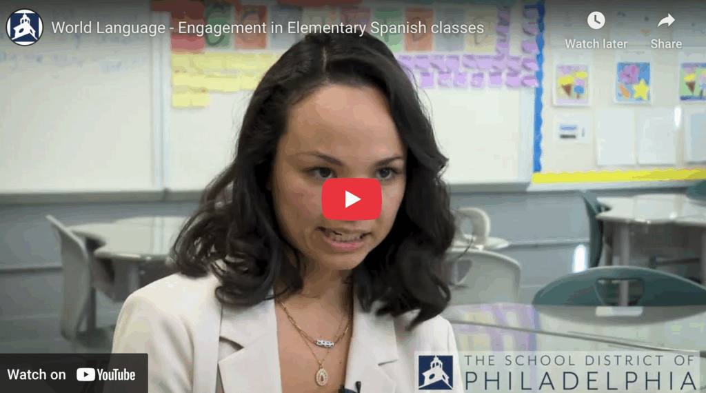 World Language - Engagement in Elementary Spanish classes