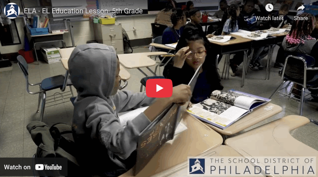 ELA - EL Education Lesson- 5th Grade