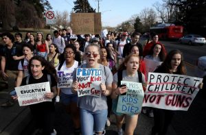 Students walk out for gun reform