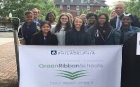 Lea Elementary School students celebrate District's US-ED Green Ribbon Award