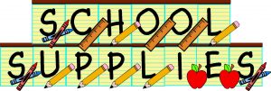 School Supplies banner