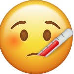 Sick emoji