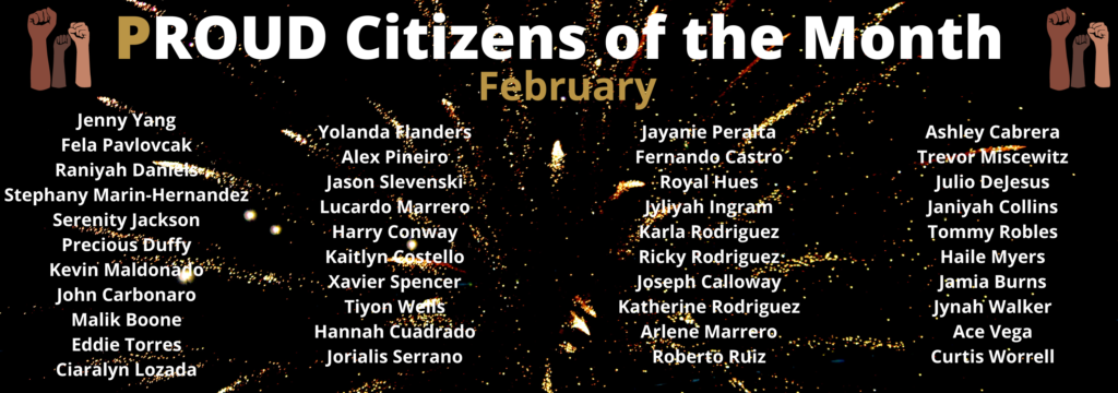 February Proud Citizens