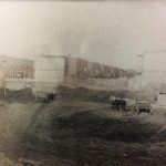 old photo taken in 1889 of the building of Francis Scott Key school.