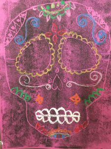 Calavera student art work