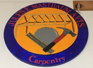 Carpentry Plaque