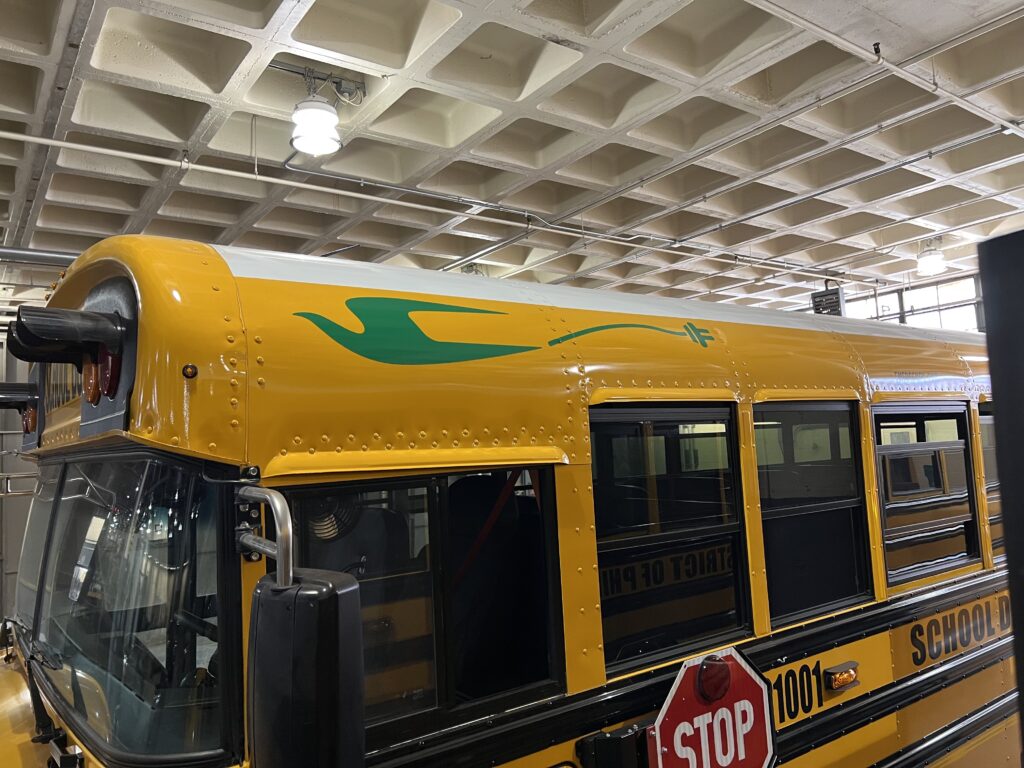 Electric Bus Press Event at Broad Street Garage