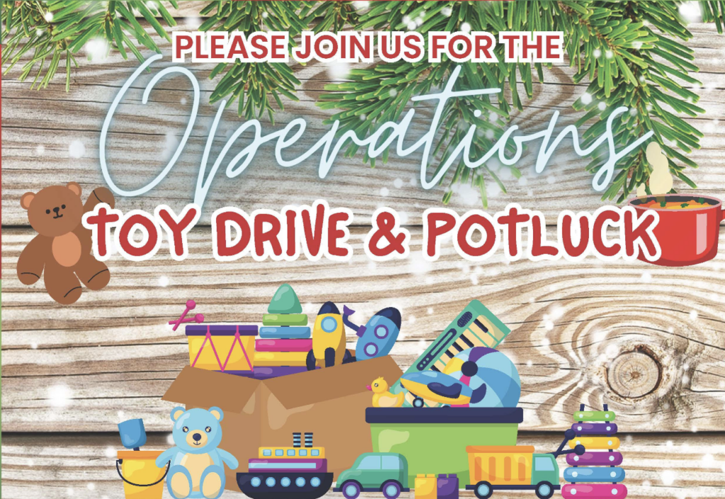 Operations Toy Drive & Potluck