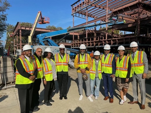 Lewis C. Cassidy Academics Plus School Steel Signing