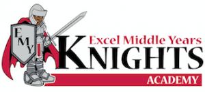 Excel Middle Years Logo with a knight