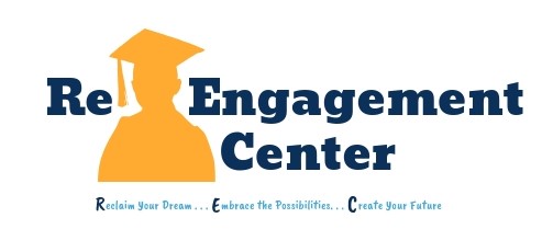 New REC Logo_with words_WHITE rectangle Re-engagement Logo