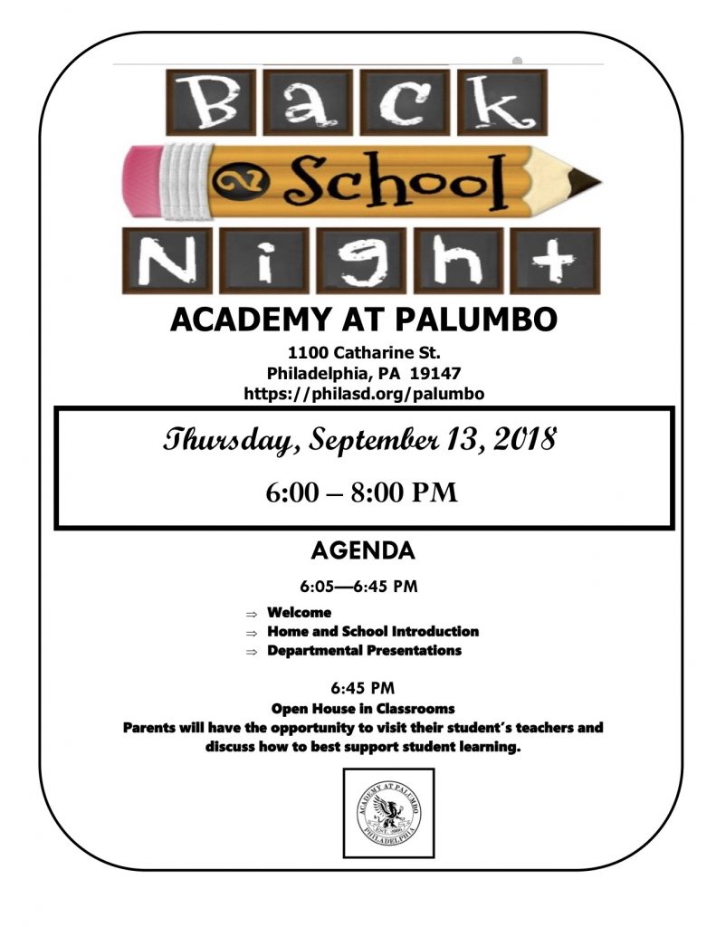 Back To School Night Flyer