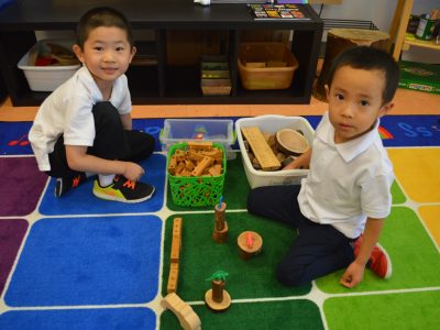 Kindergarten_2_3 Kindergarten students working in classrooms