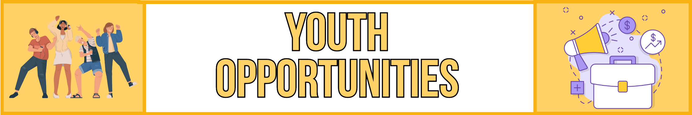 Banner for Youth Opportunities page