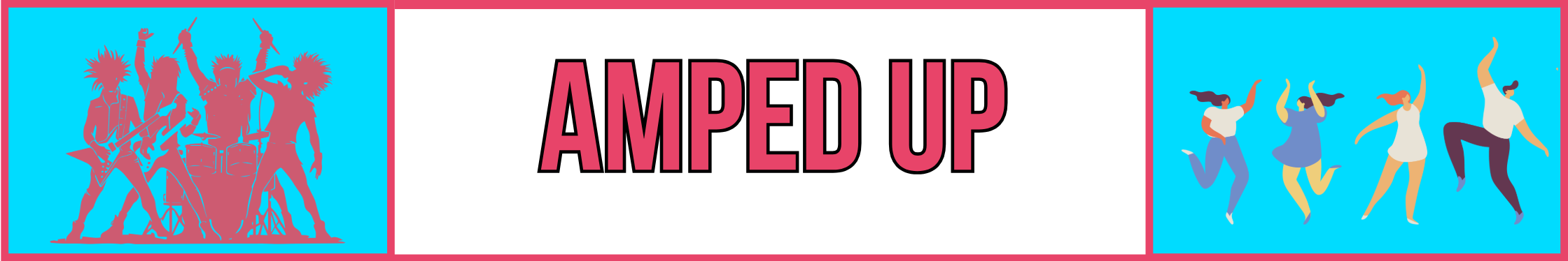Amped up banner