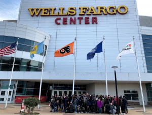 Business & Entrepreneurship students at Wells Fargo Center