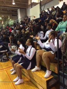 Cheerleaders at March Madness games