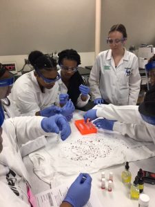 Biotech students @ The Forensic Sciences Mentoring Institute