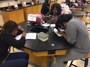 Biotech student working in the lab at Roxborough