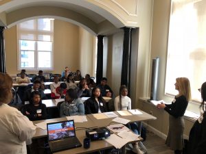 Students participating in Interview Expo in Philadelphia