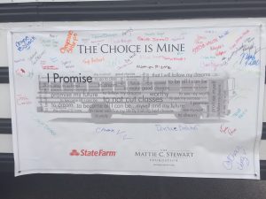 choice is mine pledge to stay in school