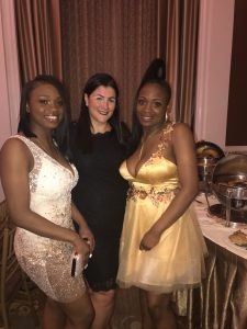 Mrs. Sposato and students Roxborough Prom 2018