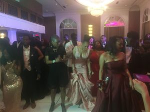 Principal Jenkins and students Roxborough Prom 2018