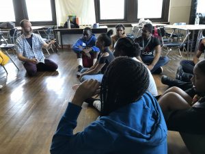 Students at Lantern Theater Residency