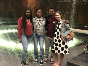 Mrs. Yacker and Students at African American museum in Washington