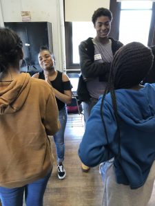 Students at Lantern Theater Residency