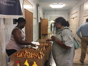 Pretzels at Freshman Orientation 2018