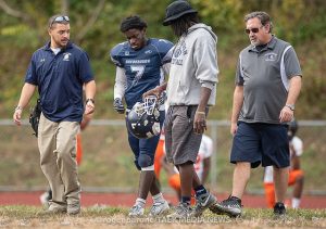 Roxborough coaches on the field