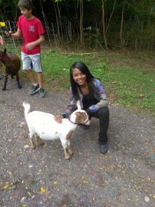 Students At Philly Goat Project in Germantown