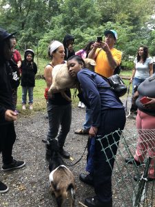 Students At Philly Goat Project in Germantown